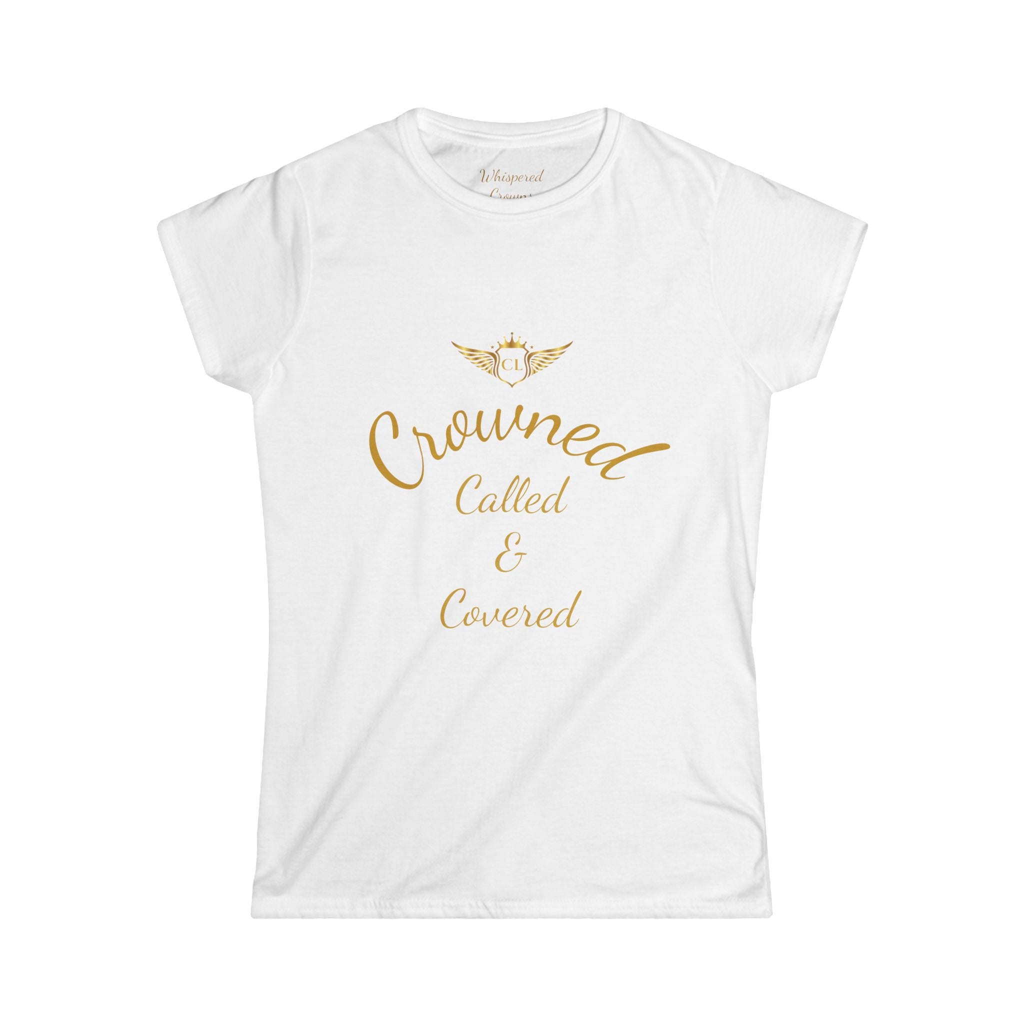 'Crowned & Called' Women's Softstyle Tee - Perfect Gift for Queens, Empowerment Gift, Inspirational Apparel, Birthday Gift, Self-Love Shirt