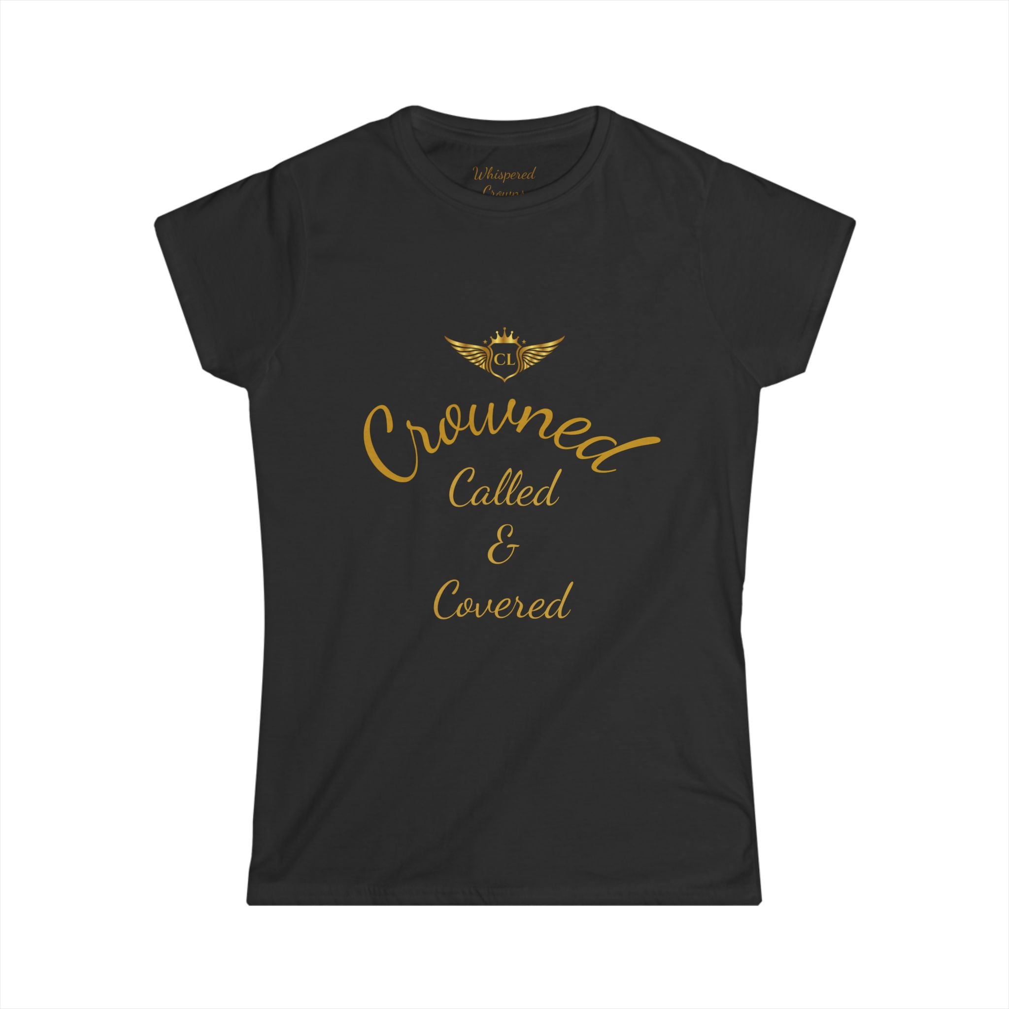 'Crowned & Called' Women's Softstyle Tee - Perfect Gift for Queens, Empowerment Gift, Inspirational Apparel, Birthday Gift, Self-Love Shirt