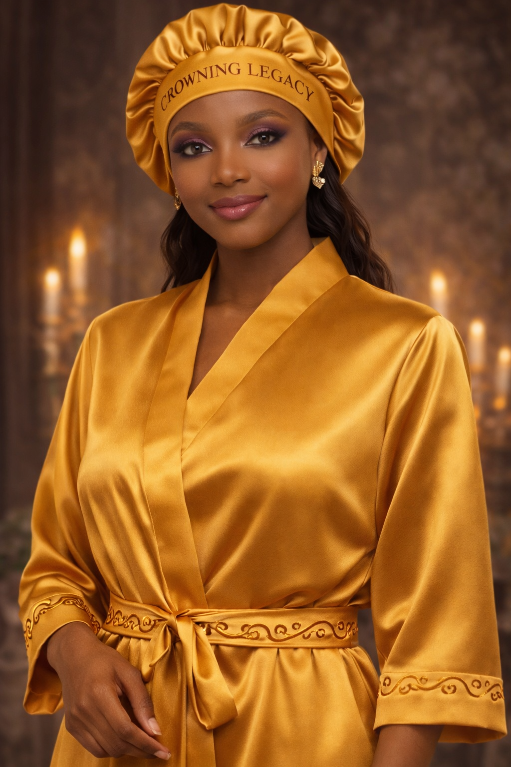 The Legacy Set™ — Mulberry Silk Crown & Royal Wrap Bundle