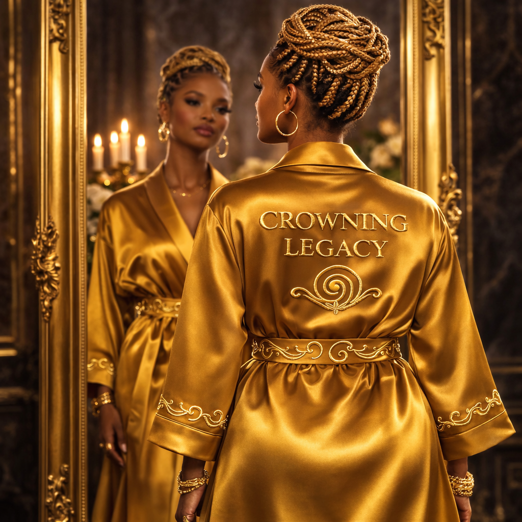 The Royal Wrap™ — Luxury Mulberry Silk Robe